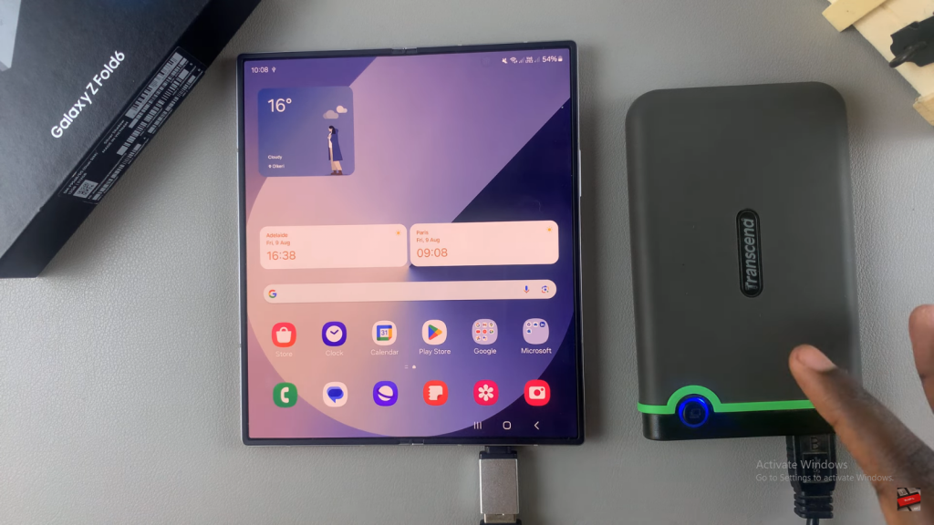 Connect External Hard Disk To Samsung Galaxy Z Fold 6