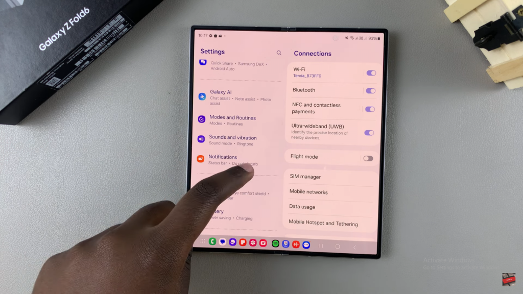  Disable LED Notifications On Galaxy Z Fold 6