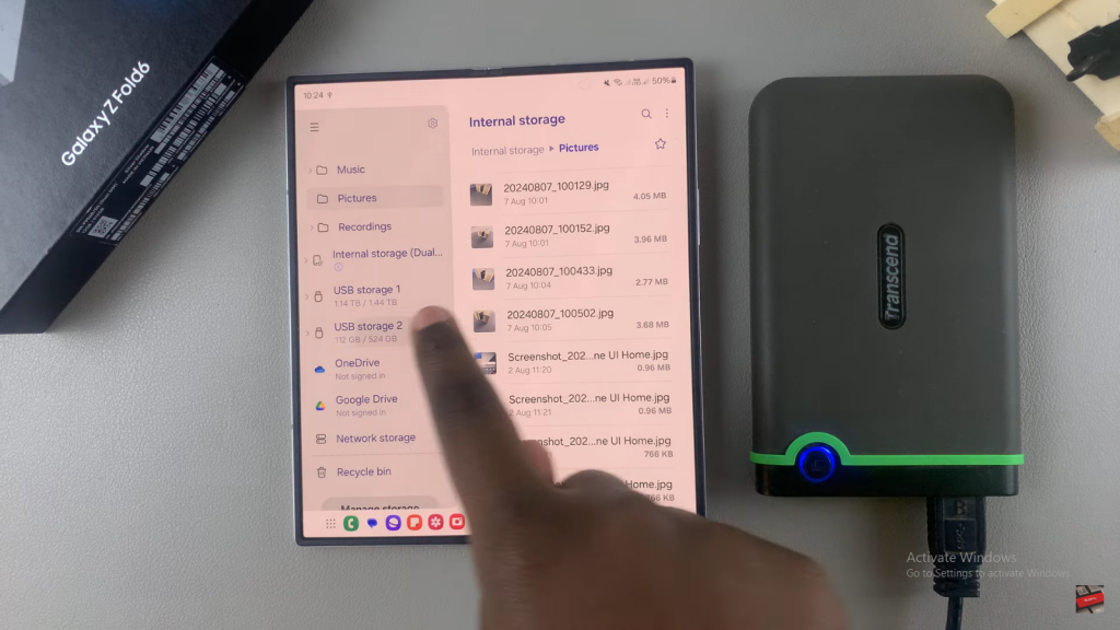  Transfer Files From Galaxy Z Fold 6 To External Hard Disk