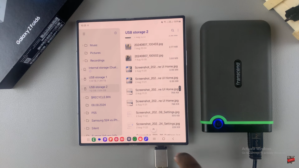  Transfer Files From Galaxy Z Fold 6 To External Hard Disk