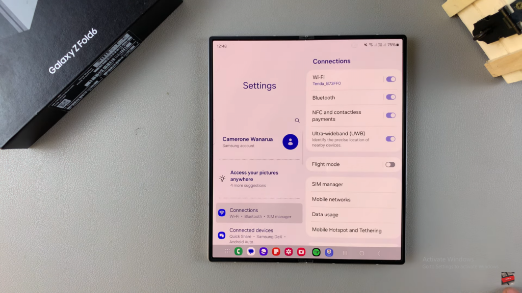 Use Built In Surface Level On Samsung Galaxy Z Fold 6