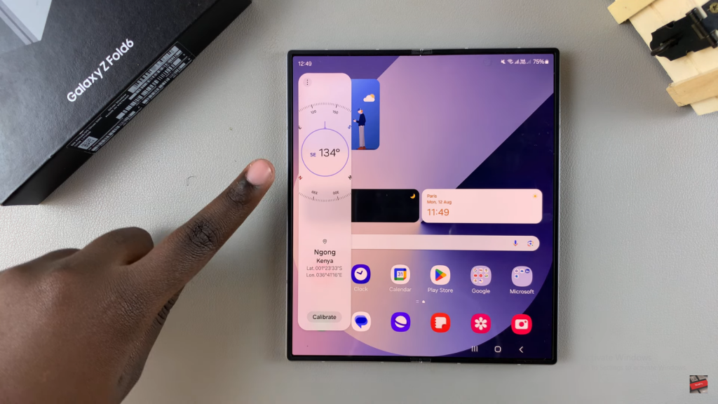 Use Built In Surface Level On Samsung Galaxy Z Fold 6