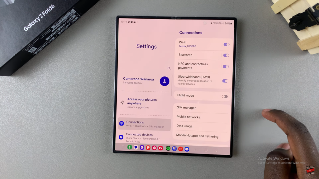 Enable LED Notifications On Samsung Galaxy Z Fold 6