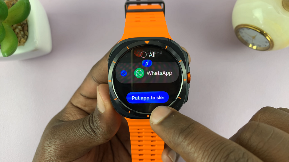 Put Apps To Sleep On Samsung Galaxy Watch Ultra