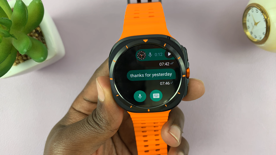 Use Swipe Typing On Galaxy Watch Ultra