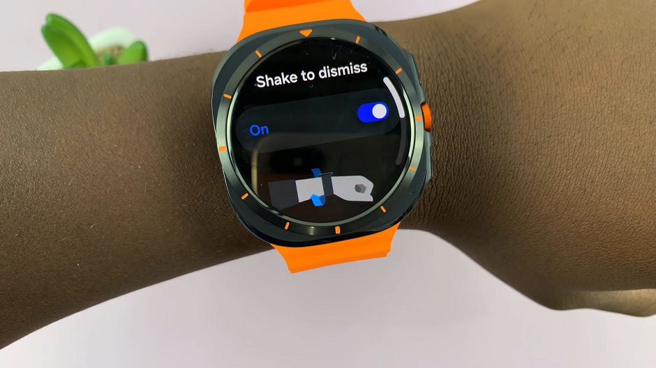 Shake To Dismiss Gesture On Galaxy Watch Ultra