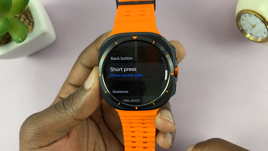 Customize The Back Button On Galaxy Watch Ultra