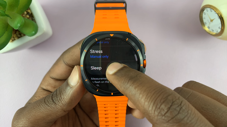 How To Disable 'Measure Blood Oxygen During Sleep' On Galaxy Watch Ultra