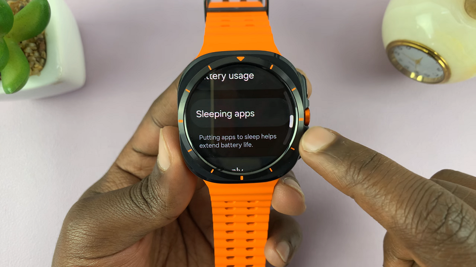 Sleeping Apps On Galaxy Watch Ultra