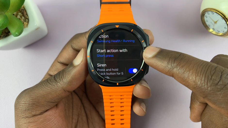 How To Activate Quick (Action) Button With Double Press On Galaxy Watch Ultra