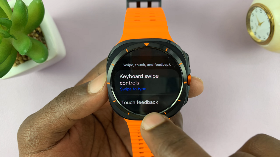 How To Enable Swipe To Type Keyboard Gesture On Galaxy Watch Ultra