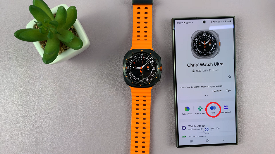 How To Add Tiles On Galaxy Watch Ultra