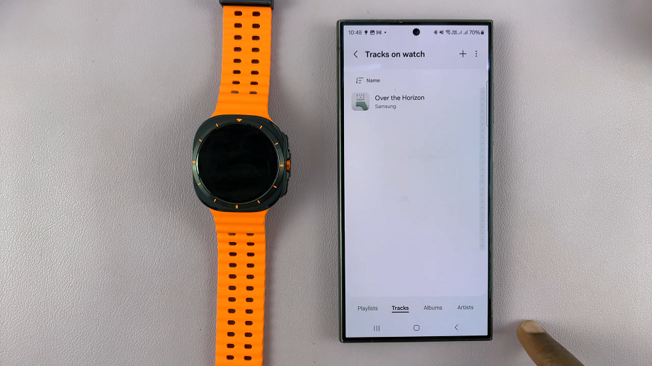 Tracks On Galaxy Watch Ultra