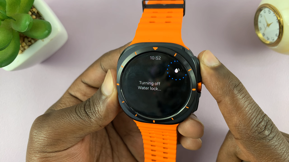 How To Disable Water Lock On Samsung Galaxy Watch Ultra