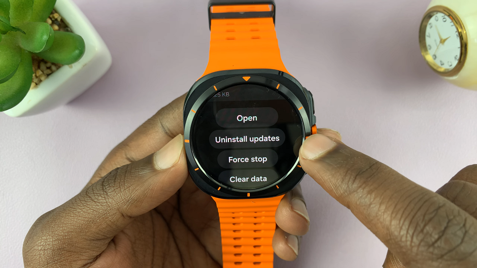 How To Uninstall App Updates On Samsung Galaxy Watch Ultra