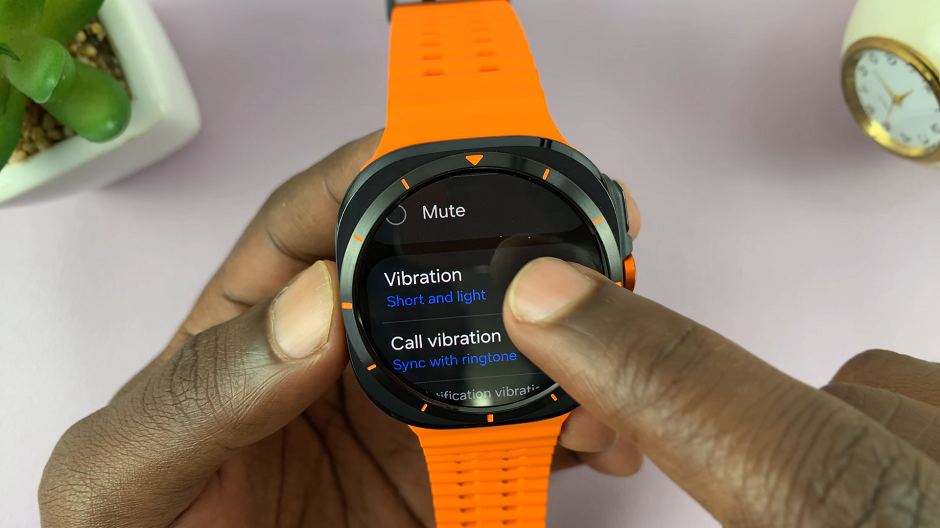 How To Change Vibrations On Galaxy Watch Ultra