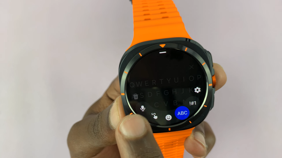 Voice Typing On Galaxy Watch Ultra