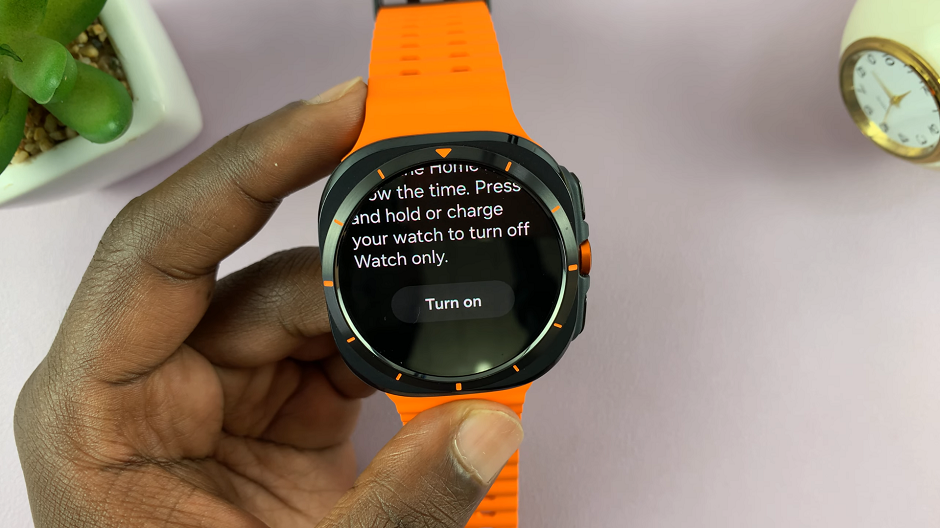 Enable Watch Only Mode On Galaxy Watch ultra