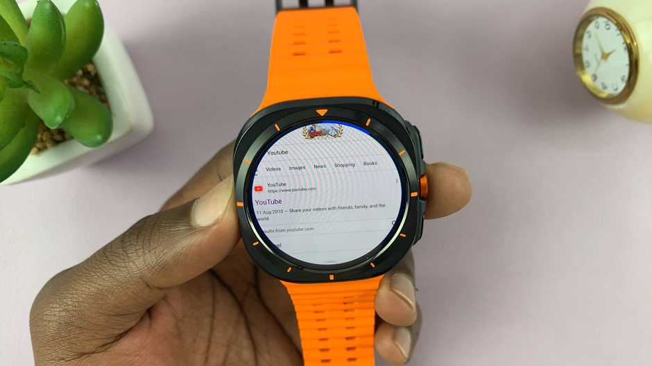 YouTube On Galaxy Watch Ultra