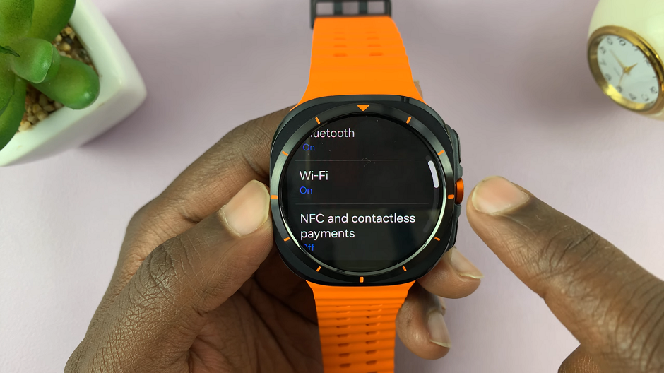 Wi-Fi Settings On Galaxy Watch Ultra