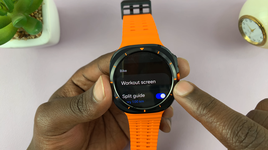 Change/Customize Data Screens For Exercises On Galaxy Watch Ultra