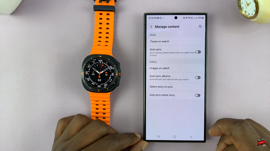 How To Access Your Phone's Gallery On Galaxy Watch Ultra 