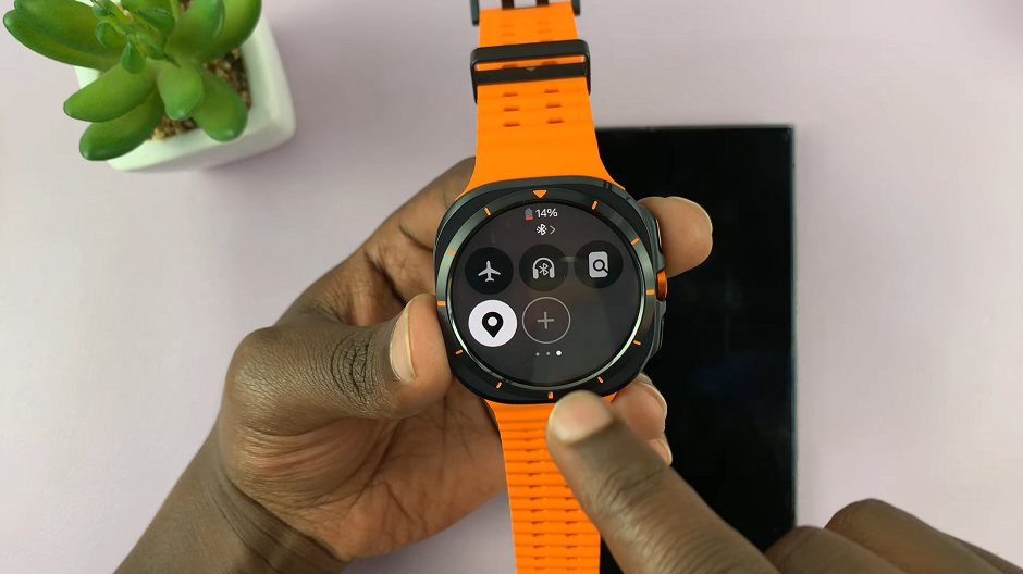 Quick Panel On Galaxy Watch Ultra