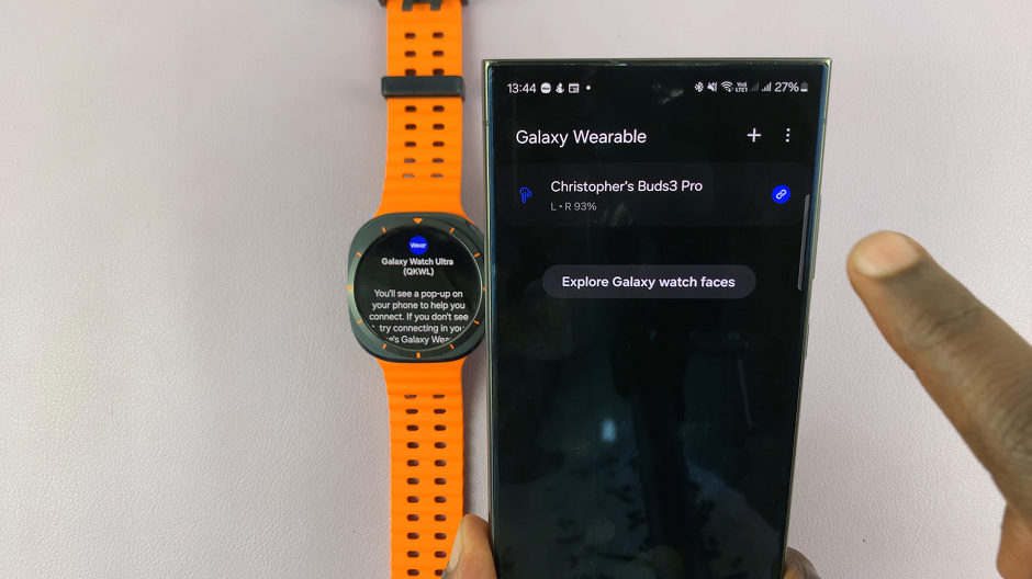 How To Pair Samsung Galaxy Watch Ultra To Samsung Phone