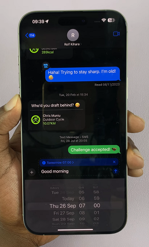 Schedule Messages On iPhone 16 / 16 Pro