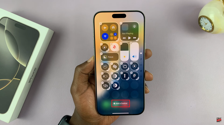 How To Add & Remove Icons In Control Center On iPhone 16 &16 Pro