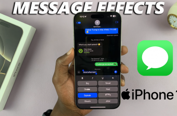 How To Add Text Effects In Messages On iPhone 16/16 Pro