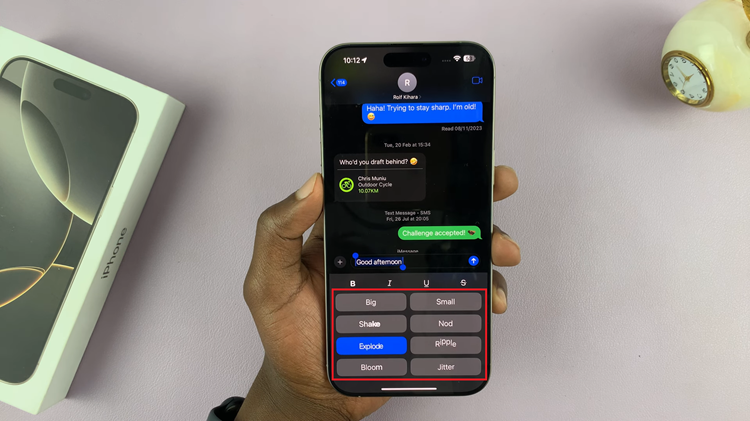 How To Add Text Effects In Messages On iPhone 16 & 16 Pro