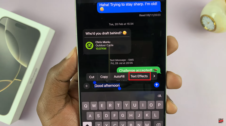 How To Add Text Effects In Messages On iPhone 16 & 16 Pro