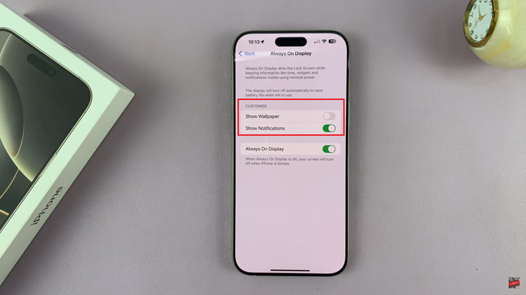 How To Enable Always ON Display On iPhone 16 Pro