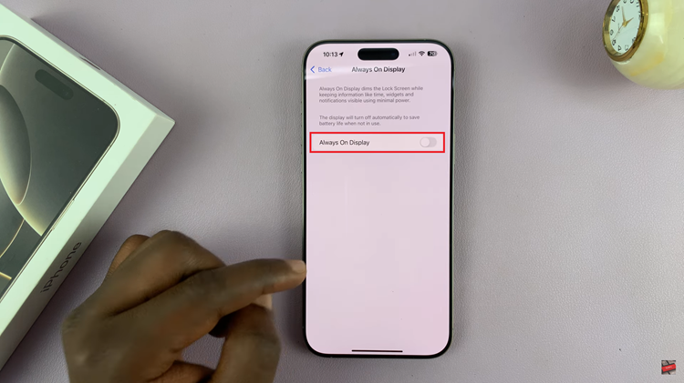 How To Enable Always ON Display On iPhone 16 Pro