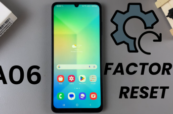 How To Factory Reset Samsung Galaxy A06