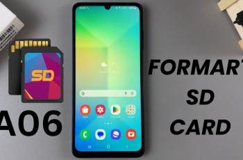 How To Format SD Card On Samsung Galaxy A06