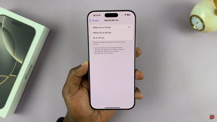 How To Record 4K 120FPS SlowMo Videos On iPhone 16/16 Pro