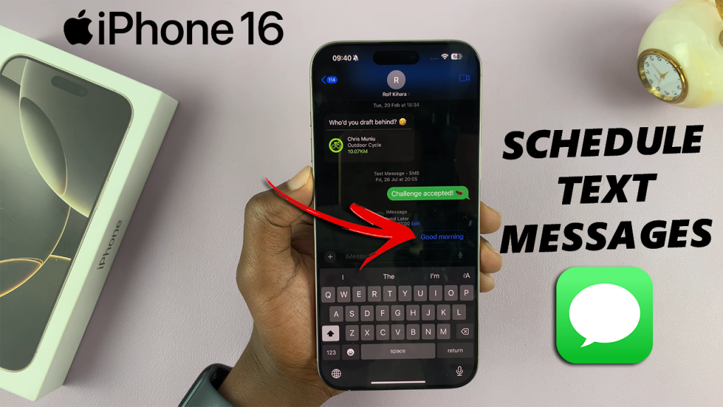 How To Schedule Messages On iPhone 16 / 16 Pro