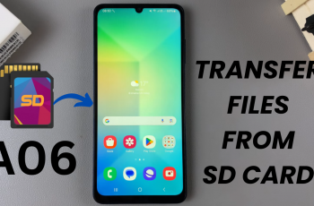 How To Transfer Files From SD Card To Samsung Galaxy A06