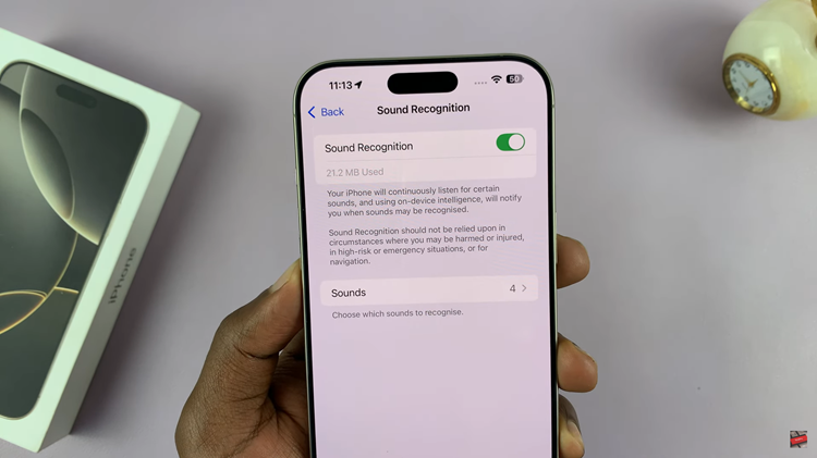 How To Turn OFF Sound Recognition On iPhone 16/16 Pro