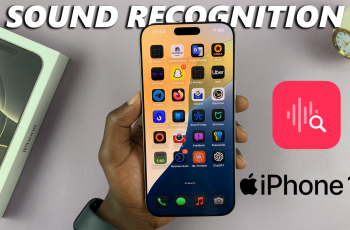 How To Turn ON Sound Recognition On iPhone 16/16 Pro