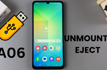 How Unmount /Eject USB Flash Drive From Samsung Galaxy A06