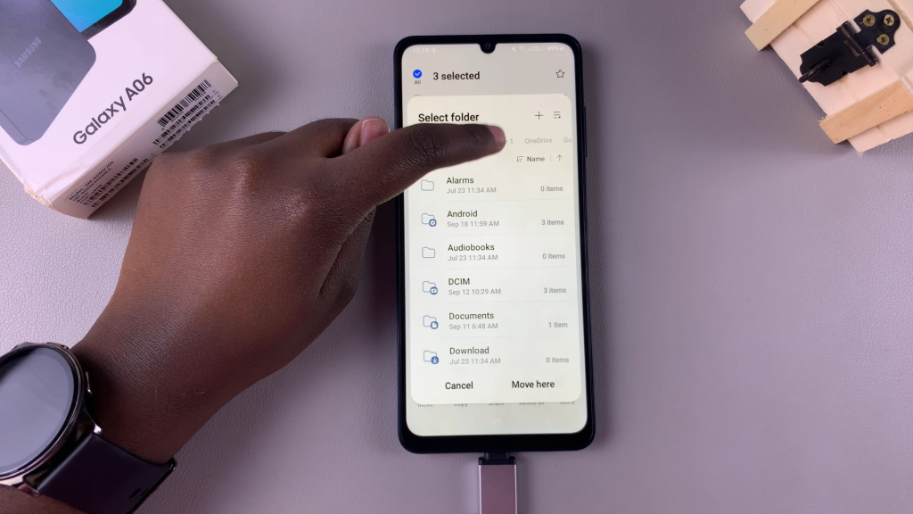  Transfer Files From Samsung Galaxy A06 To USB Flash Drive