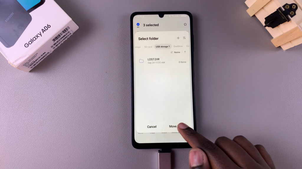  Transfer Files From Samsung Galaxy A06 To USB Flash Drive
