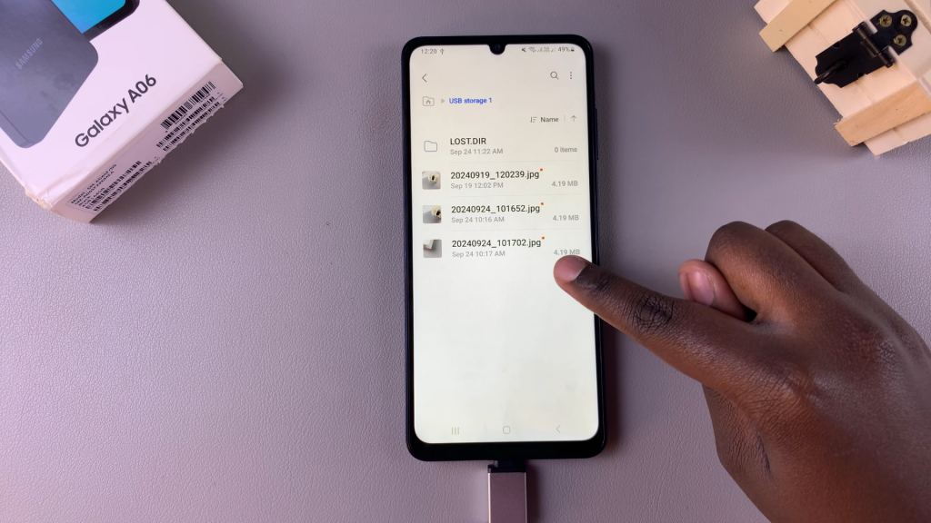  Transfer Files From Samsung Galaxy A06 To USB Flash Drive