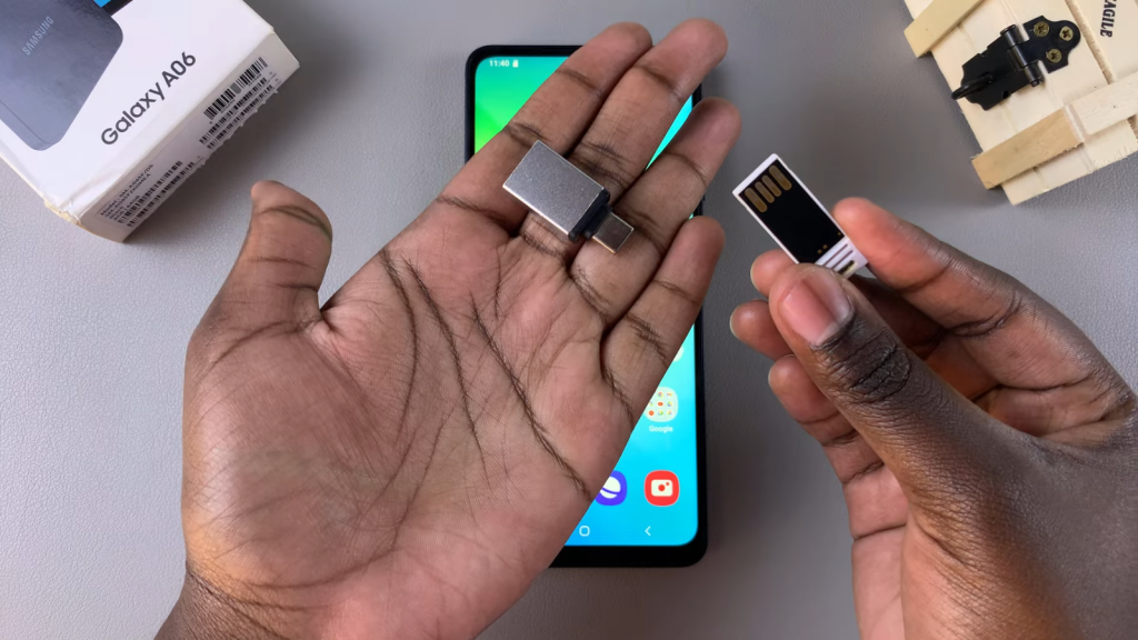 Connect USB Flash Drive To Samsung Galaxy A06