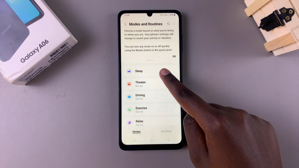 Turn Sleep Mode On/ Off On Samsung Galaxy A06
