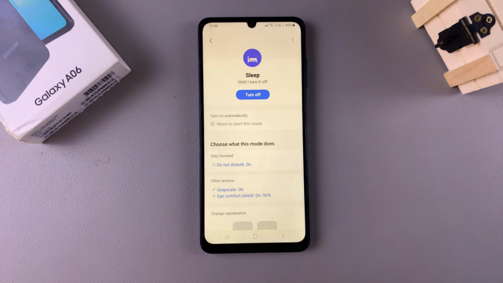 Turn Sleep Mode On/ Off On Samsung Galaxy A06