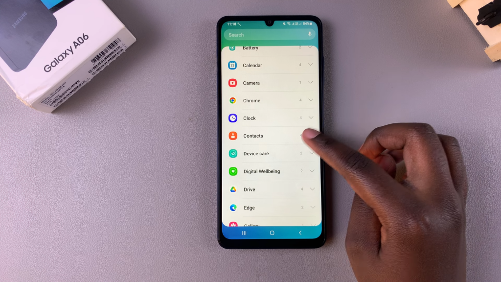 Add Contact Widget To Home Screen Of Samsung Galaxy A06